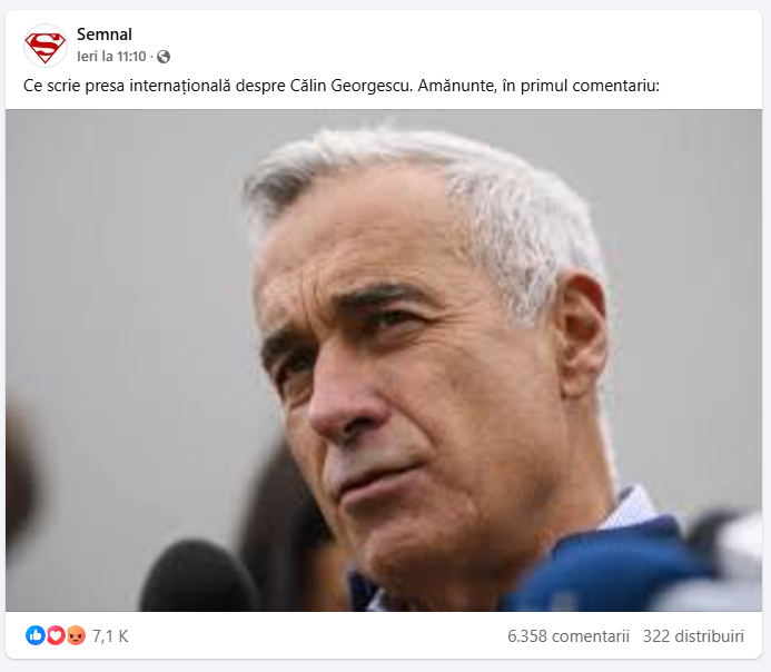 Calin Georgescu Semnal (2)