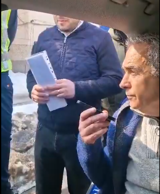 Video din momentul în care Călin Georgescu ridicat de către polițiști